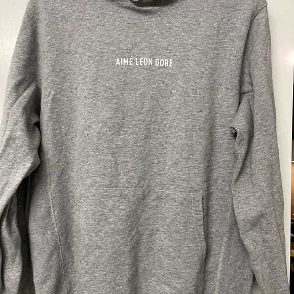 Aime Leon Dore Grey Hoodie - Picture 1 of 3